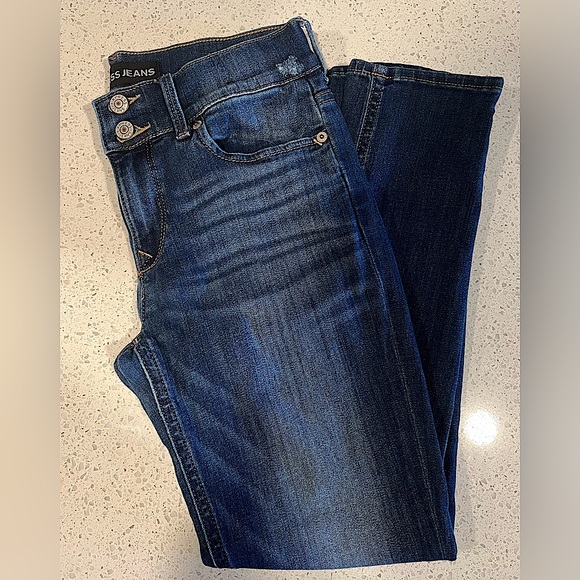 Doubled-buttoned cropped jeans - Picture 1 of 4